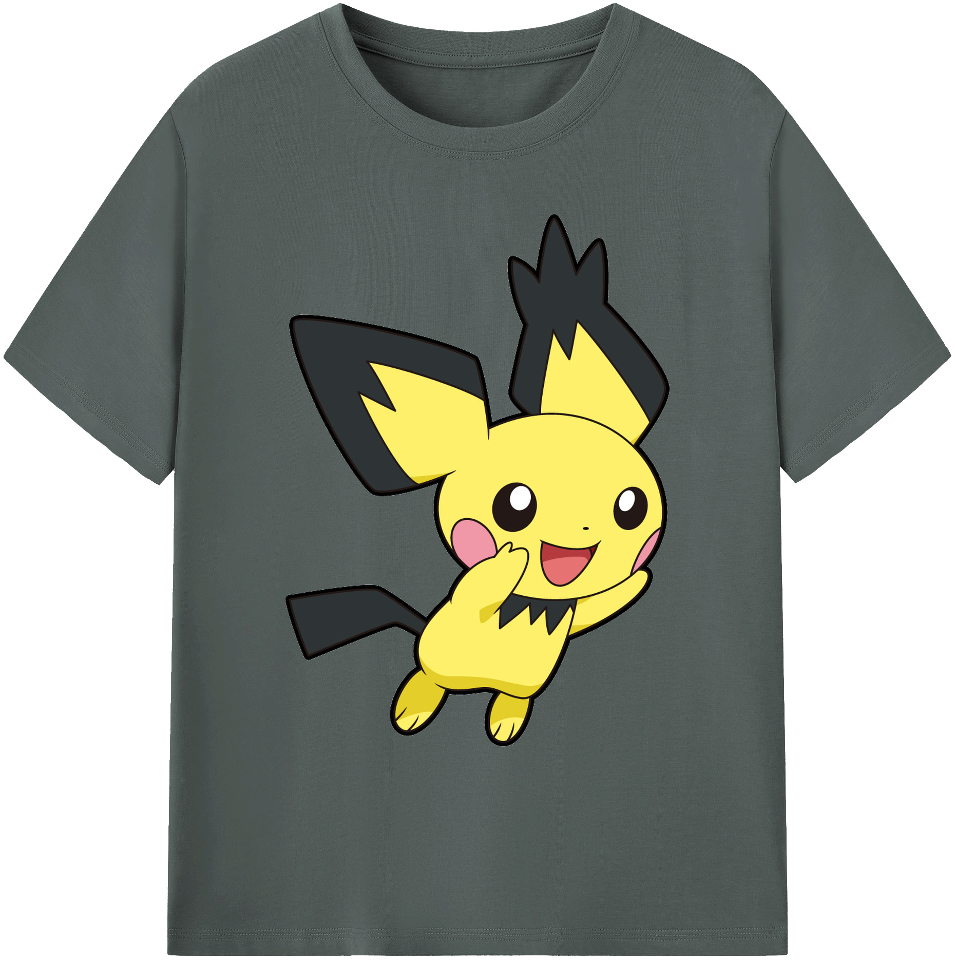 （画像用） ポケットモンスター Pokémon 綿100％ メンズ半袖Tシャツ｜肌触りやわらか＆通気性